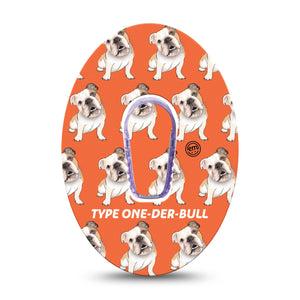 ExpressionMed Type One-Der-Bull Dexcom G6 Tape with center sticker