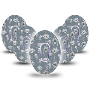 ExpressionMed Muted Petals G6 Tapes 5-pack with center stickers