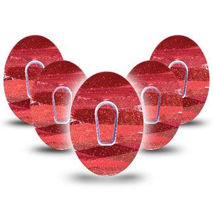 Brushed Glitter G6 Tape 5-Pack with center stickers