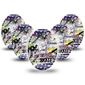 ExpressionMed Skateboard G6 Tape 5-Pack with center stickers