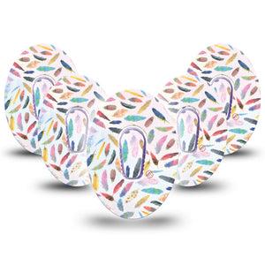 ExpressionMed Feathers G6 Tape 5 Pack Tape and 5-Pack Sticker