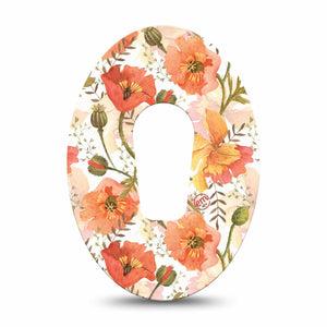 ExpressionMed Peachy Blooms Dexcom G6 Tape