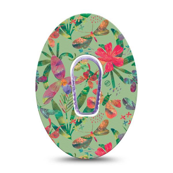 ExpressionMed Garden Butterflies G6 Tape with center sticker