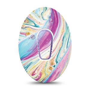 Shimmering Marble G6 Tape with center sticker