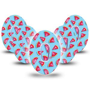 ExpressionMed Watermelon Slices G6 Tape 5-Pack with center stickers