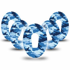 ExpressionMed Blue Camo Dexcom G6 Tape 5-Pack