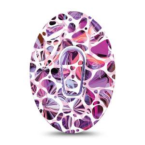 ExpressionMed Purple Pebbles G6 Tape with center sticker