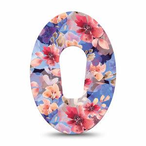 ExpressionMed Magical Blooms Dexcom G6 CGM Overlay Single Tape