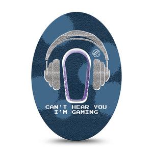 ExpressionMed Gaming Dexcom G6 Patch, Single, CGM Adhesive Tape with center sticker