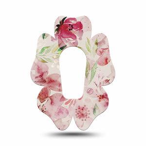 ExpressionMed Ethereal Spring Dexcom G6 Flower Shape Single Floating Petals Plaster Continuous Glucose Monitor Design