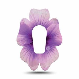ExpressionMed Hibiscus Dexcom G6 Flower Shape Tape Single Tape Solo Hibiscus Flower, Adhesive Patch Continuous Glucose Monitor Design