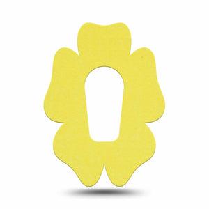ExpressionMed Butter Yellow Dexcom G6 Flower Shape Tape, Single Tape Pantone Color, Adhesive Patch Continuous Glucose Monitor Design