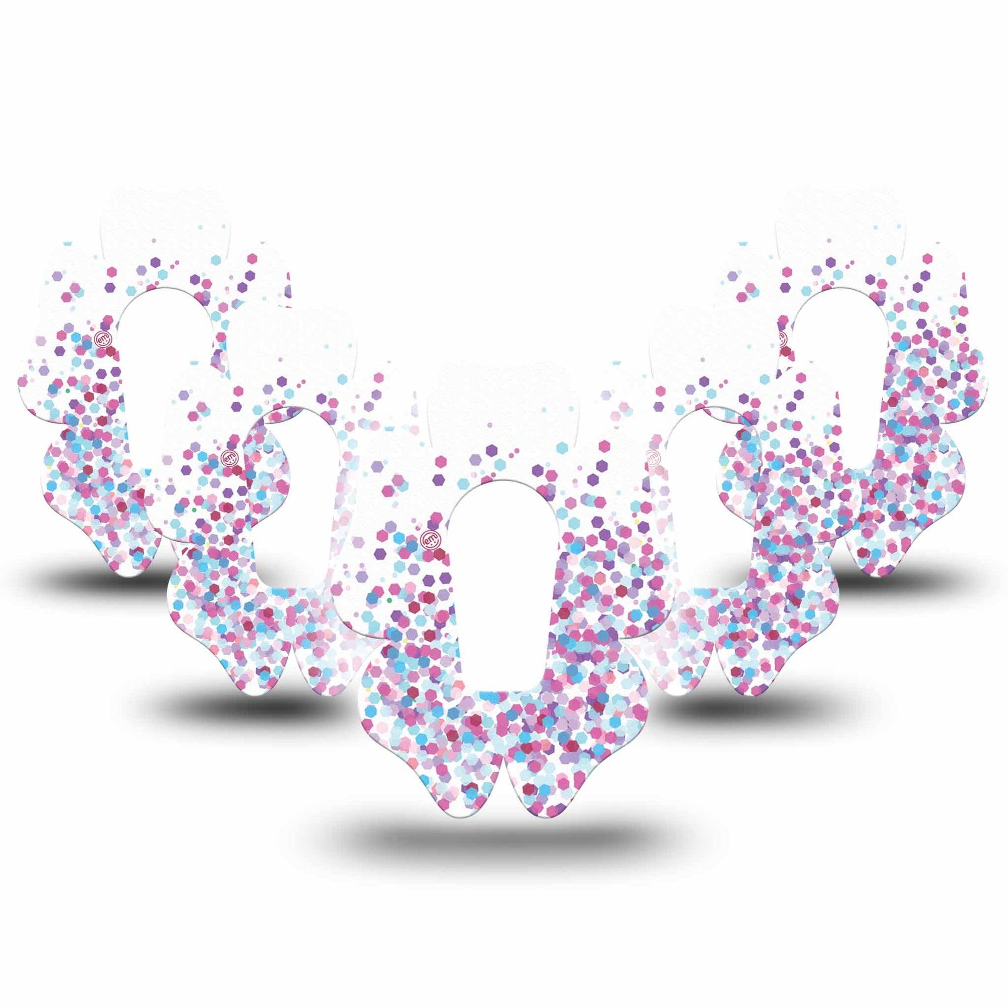 ExpressionMed Confetti Dexcom G6 Flower Tape 5-Pack