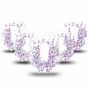 ExpressionMed Confetti Dexcom G6 Flower Tape 5-Pack