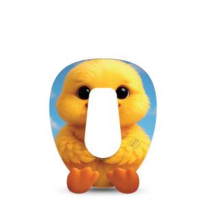 ExpressionMed Daisy Duckling Dexcom G6 Gumdrop, Single Tape Baby duck Fixing Ring Tape for Continuous Glucose Monitor
