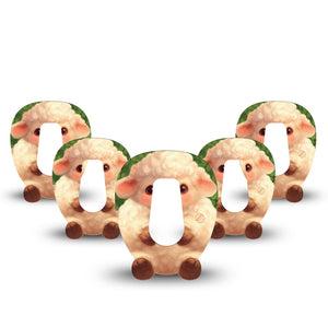 ExpressionMed Lucky Lamb Dexcom G6 Gumdrop, 5-Pack St Patricks Day lamb Best Covers for CGM