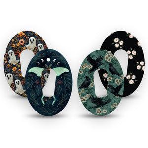 ExpressionMed Gothic Wilderness Dexcom G6, 4-Pack Tape rustic crow nature art Decorative Adhesive Tape for CGM