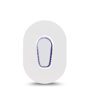 ExpressionMed White Mini Dexcom G6 Single Tape ExpressionMed with Center Sticker