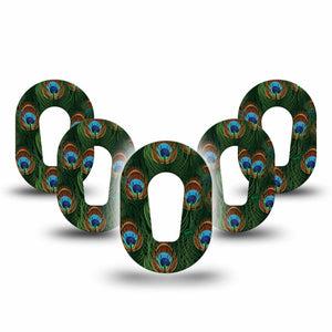 ExpressionMed Peacock Dexcom G6 Mini Patch 5-Pack