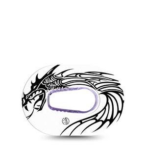 ExpressionMed Dragon Dexcom G6 Mini Tape with center sticker