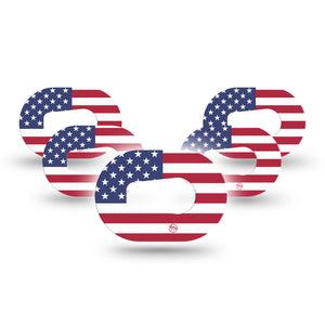 ExpressionMed U.S. Flag G6 Mini Tapes 5-Pack