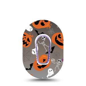 ExpressionMed Halloweeny Dexcom G6 Mini Tape Single Sticker and Tape