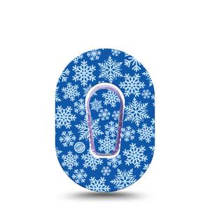 ExpressionMed Snowflake Dexcom G6 Mini Tape with center sticker