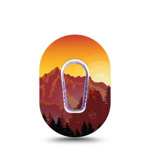 Sunset Mountain G6 Mini Tape and Sticker