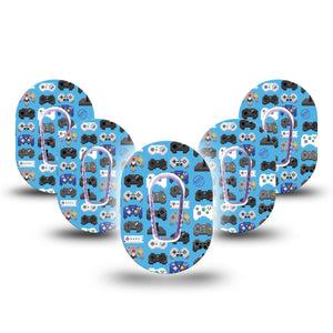 ExpressionMed Gamer Dexcom G6 Mini Tape 5-Pack Sticker and Tape