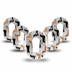 Dancing Dachshunds Dexcom G6 Mini Tapes 5-Pack Tape