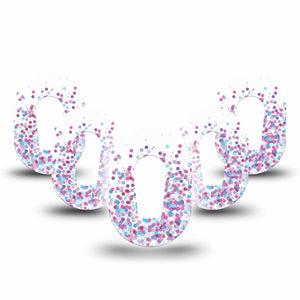 Confetti Dexcom G6 Mini Cover 5-Pack