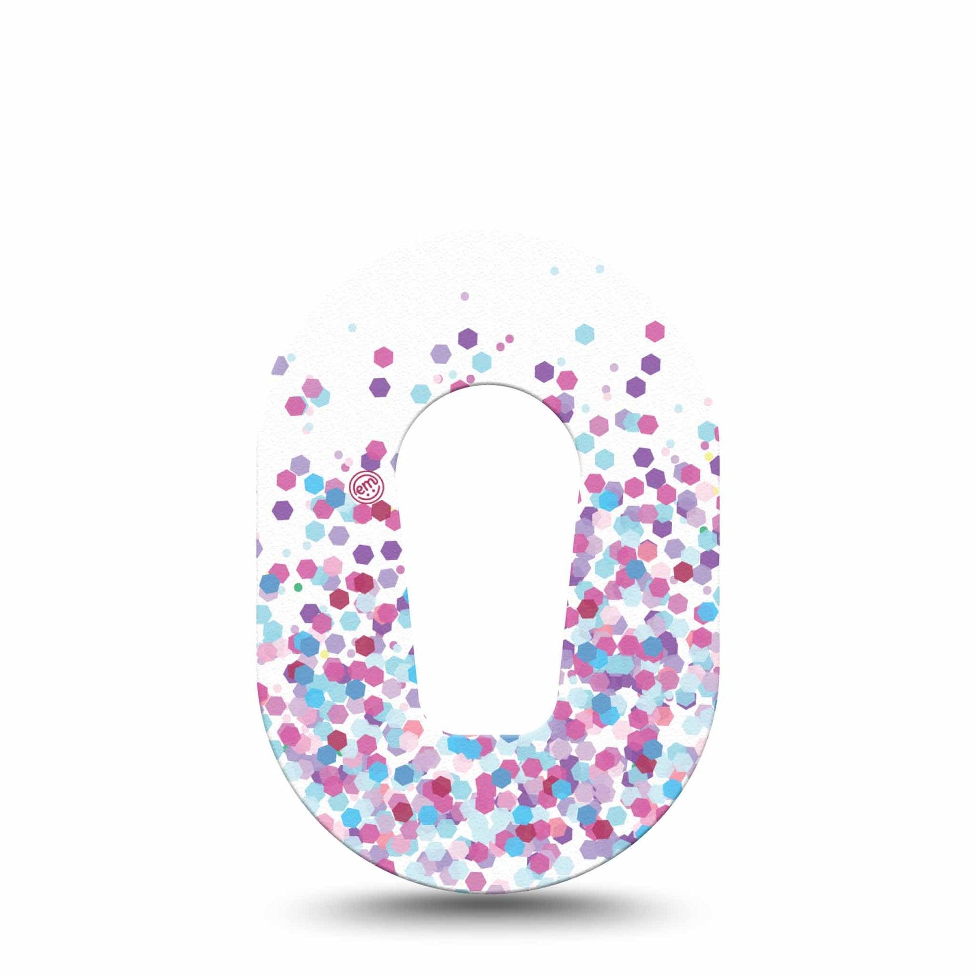 Confetti Dexcom G6 Mini Cover Single Tape