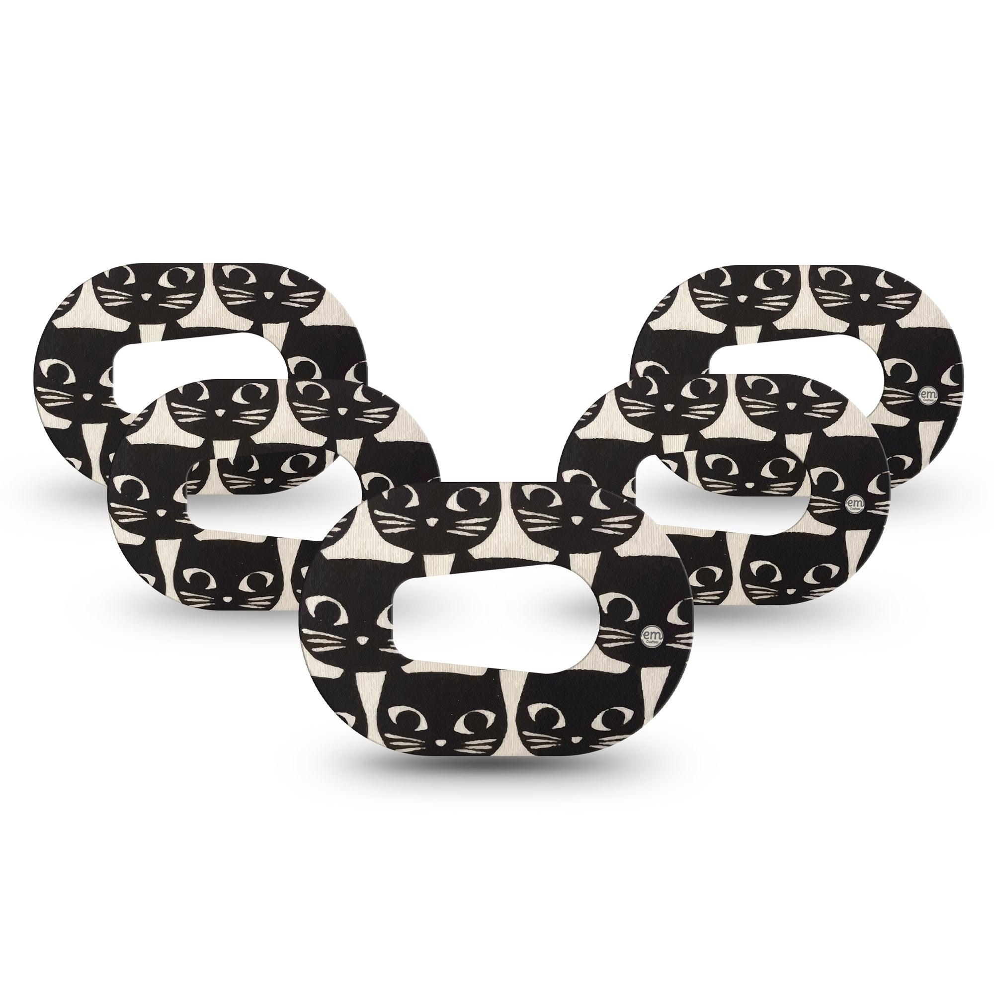Black Cats Dexcom G6 Mini Tape 5-Pack
