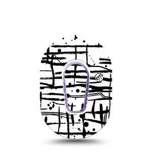 B&W Drip G6 Mini Tape with center sticker