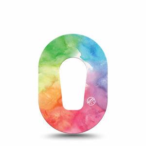 ExpressionMed Rainbow Cloud Dexcom G6 Mini Patch Single Tape