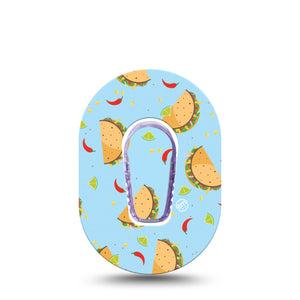 Spicy Tacos Dexcom G6 Mini Tape and Sticker