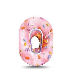 ExpressionMed Donut Sprinkles Dexcom G6 Mini Overpatch Single Tape and Sticker