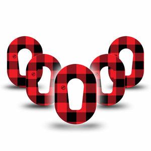 ExpressionMed Lumberjack Dexcom G6 Mini Cover 5-Pack