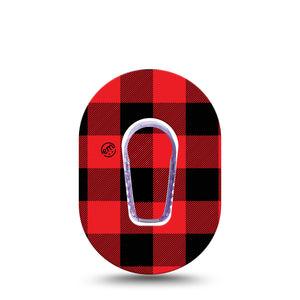 ExpressionMed Lumberjack Dexcom G6 Mini Tape and Sticker