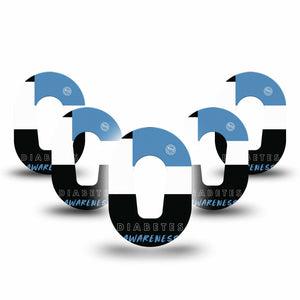 ExpressionMed Diabetes Awareness G6 Mini Tapes 5-Pack
