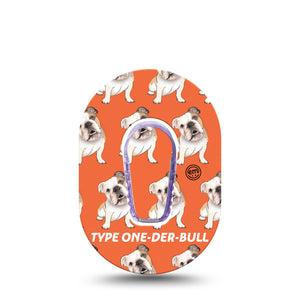 ExpressionMed Type One-Der-Bull Dexcom G6 Mini Tape with center sticker