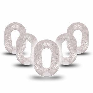 ExpressionMed Vintage Lace Dexcom G6 Mini 5-Pack Tape