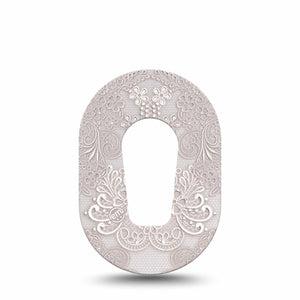 ExpressionMed Vintage Lace Dexcom G6 Mini Tape