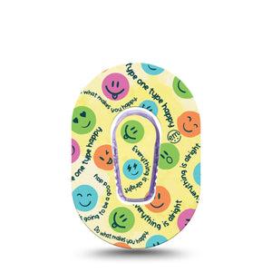 ExpressionMed Smiley G6 Mini Tape with center sticker