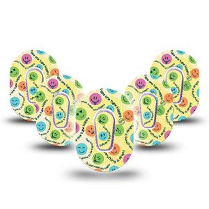 ExpressionMed Smiley G6 Mini Tape 5-Pack with center stickers