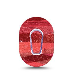 Brushed Glitter G6 Mini Tape with center sticker