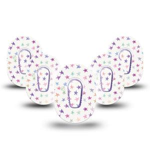 Bright Stars G6 Mini Tape 5-Pack with center stickers