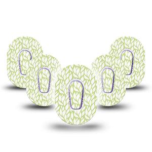 Sage Greens G6 Mini Tape 5-Pack with center stickers