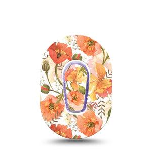 ExpressionMed Peachy Blooms G6 Mini Single Sticker and Tape