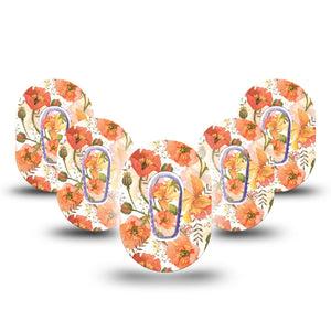 ExpressionMed Peachy Blooms G6 Mini 5-Pack Stickers and Tapes